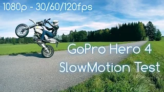 GoPro Hero 4 Black | 1080p 30/60/120 fps | Slow Motion Comparison