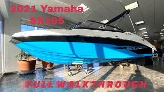 2021 Yamaha SX195 - Full Walkthrough - Best 19’ boat series on the market!