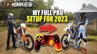 MX Bikes 2023 FULL PRO Setup! (Settings/Controller/Camera)