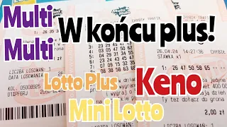 Zakłady Lotto. Multi Multi-promocyjne 8 skreśleń. Keno, Mini Lotto i Lotto Plus