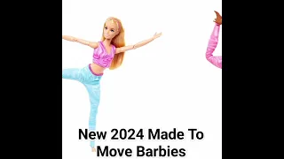 New 2024 Made To Move Barbies #shorts #dollcollector #barbie #madetomove