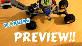 Air powered WORKING lego lawnmower!!! (Preview)