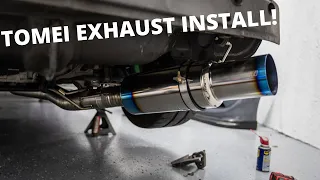 Evo Build | Ep. 5 (How to Install Tomei Titanium Exhaust on a Evo & Review!)