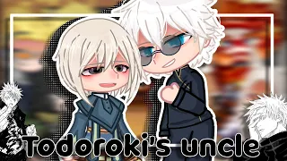 Pro Heroes react to Gojo Satoru as Todoroki's uncle /au/ mha•