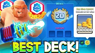 20 WINS IN 20 WIN CHALLENGE WITH BEST SPARKY DECK - Clash Royale