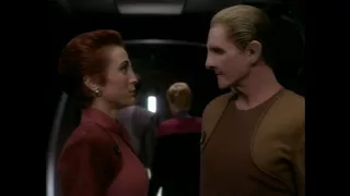 Star Trek DS9 S2E26 Odo & Kira Miss Quark