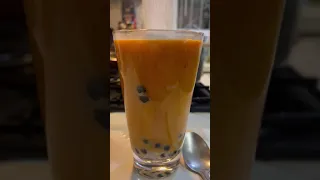 Making Thai Tea with boba