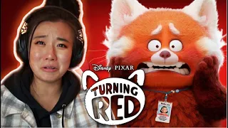 asian american girl's first time watching Turning Red! **Commentary/Reaction**