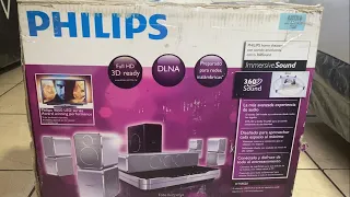 Unboxing Raríssimo Home Theater Philips 360 Sound HTS9520