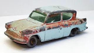 Matchbox restoration Ford Anglia nr. 7 diecast car