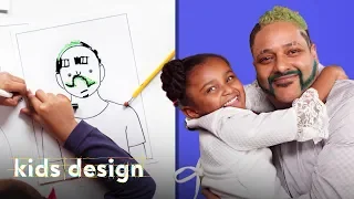 Kid Designs a Wild Hairstyle for Her Dad | Kids Design | HiHo Kids