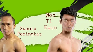 One Championship. Sunoto Peringkat vs Won Il Kwon.