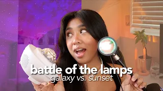 galaxy vs. sunset lamp review (which one should you get?)