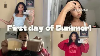 MY FIRST DAY OF SUMMER! | getting ready + shopping