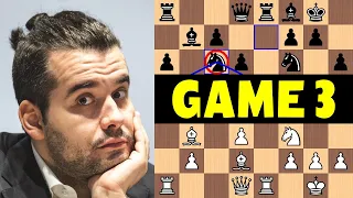 MOST ACCURATE CHESS GAME EVER in World Championship history | Nepomniachtchi vs Carlsen | Game 3