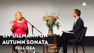 Liv Ullmann on Autumn Sonata | Full Q&A [HD] | Coolidge Corner Theatre