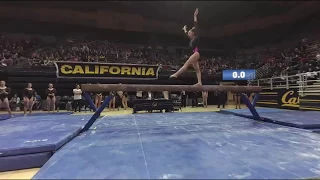 Watch Cal women's gymnastics including Olympian Toni-Ann Williams compete in VR180