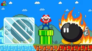 When everything Mario and Luigi touches BURNS and ICED in New Super Mario Bros. Wii | Game Animation