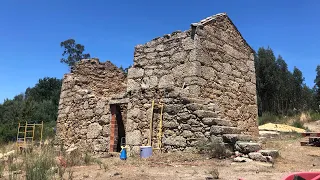 Restoration of old ruin.. time lapse…. Follow as we build a sustainable farm..❤️