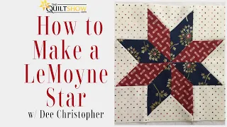 Dee's Saturday Sampler - How to Make a LeMoyne Star