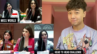 71st Miss World Head to Head Challenge | Philippines, India, Nepal, Indonesia, Thailand | REACTION