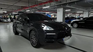 Porsche Cayenne осмотр автомобиля в Корее перед покупкой.