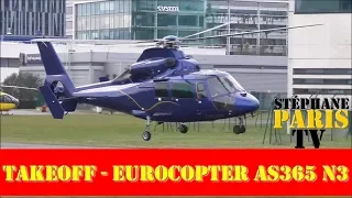 Turbine Helicopter Startup & Takeoff - Eurocopter AS365 N3 Dauphin 2