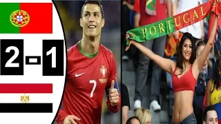 Portugal vs Egypt 2-1 l All Goals & Extended Highlights l HD l fifa world cup 2018