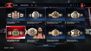 WWE 2K24 - All Championship Belts