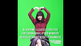 Blackpink Lisa tested positive for covid 19😢😞 #getwellsoonlisa #blackpinklisa #shorts #lisa