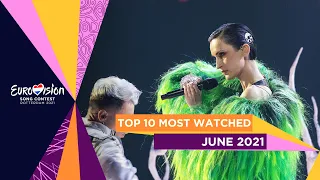 TOP 10: Most watched in June 2021 - Eurovision Song Contest