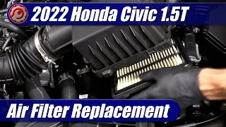 2022-2024 Honda Civic 1.5T: Air Filter Replacement