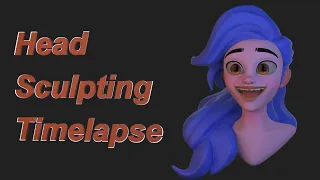 Sculpting in Blender | AI generated character in Blender #aiart