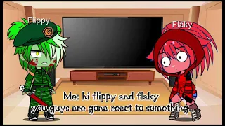 Flippy and Flaky react to : Flippy X Flaky memes