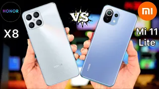 Honor X8 Vs Mi 11 lite Full Comparison | Which Phone Is Best Value For Money !!!