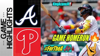 Atlanta Braves vs  Phillies [SOLO HOME RUN] Highlights Sep 18, 2023 | MLB Highlights 2023