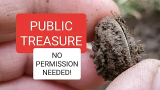 Metal Detector Finds Treasure in Public Places, No Permission Needed!