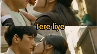 Tera liye❤️ Korean Hindi mix song 🥰MV/ Backstreet rookie ❤️Crush love story 😍