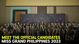 Meet the Official Candidates of Miss Grand Philippines 2023