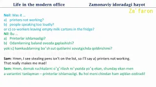 Life in the modern office - 6 minute English | Inglizcha-o'zbekcha subtitrlar