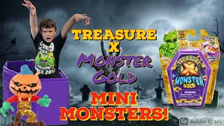Treasure X Monster Gold Brand New Mini Monsters Toy Unboxing! Perfect Horror Toys For Monster Kids!
