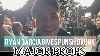 WOW Ryan Garcia Subjected to REHYDRATION CLAUSE. Tank looking for any advantage. PUNSH SPEAKS TRUTH