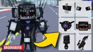 How To Become ZOMBIE TITAN TV-MAN In Roblox Brookhaven!