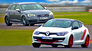 Mégane Renaultsport 275 Trophy-R vs. Audi S3 - Fifth Gear