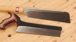 PULL SAW VS. PUSH SAW