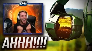 HALO INFINITE REACTION... Grown Man Physically Loses It. ("Halo Infinite Trailer Reaction" E3 2018)