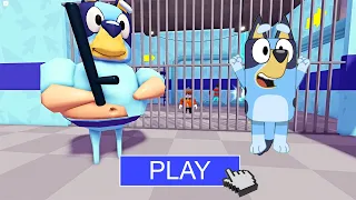 NEW GAME BLUEY FAMILY BARRY'S PRISON RUN! Obby Update #roblox #obby