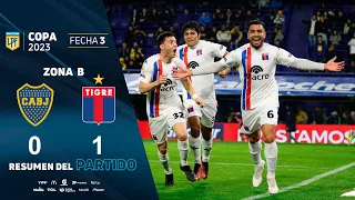 #CopaDeLaLiga 2023 | Fecha 3 | resumen de Boca - Tigre