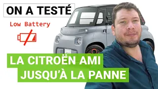 Jusqu’où peut-aller la Citroën AMI avec une seule charge ?