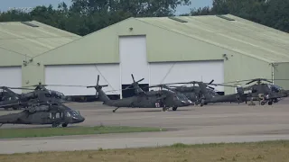 CH-47 & AH-64 & UH-60 3rd CAB USAF Helicopters Departure & Arrival Eindhoven Airport 2 Juli 2020